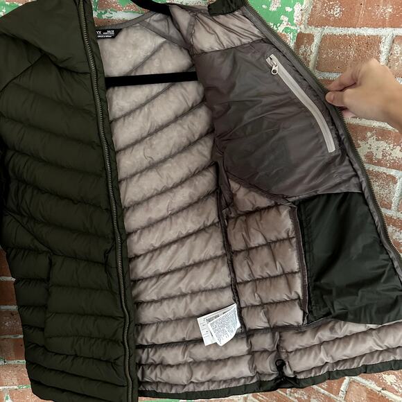 Arc'teryx Agrium Hoody Down Puffer Jacket Green - Picture 4 of 8